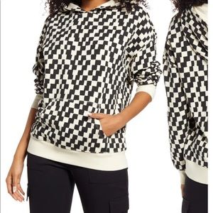 BP Checkered Pullover Hooded Sweatshirt